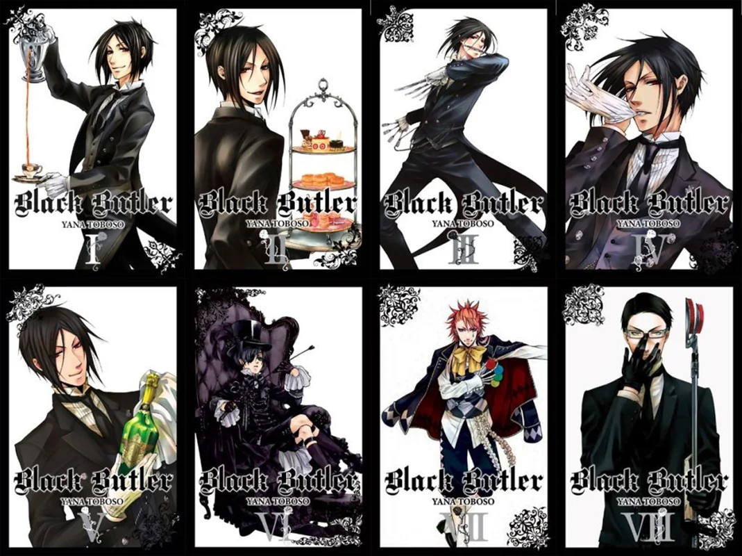 مانگا Black Butler مانگای پیشخدمت سیاه به زبان انگلیسی