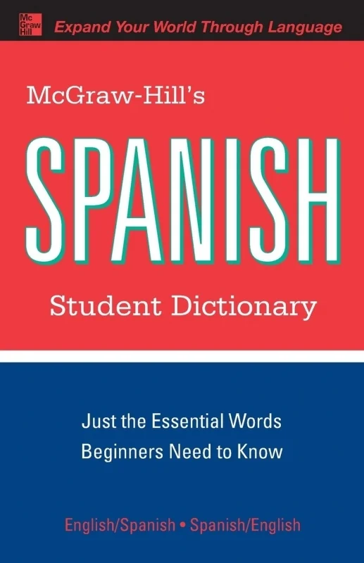 کتاب دیکشنری اسپانیایی McGraw Hills Spanish Student Dictionary