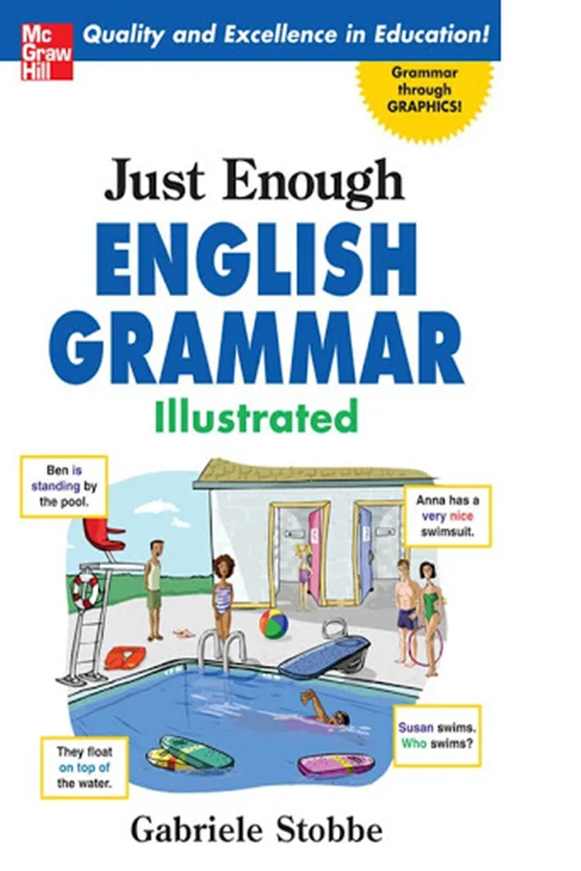کتاب انگلیسی Just Enough English Grammar Illustrated