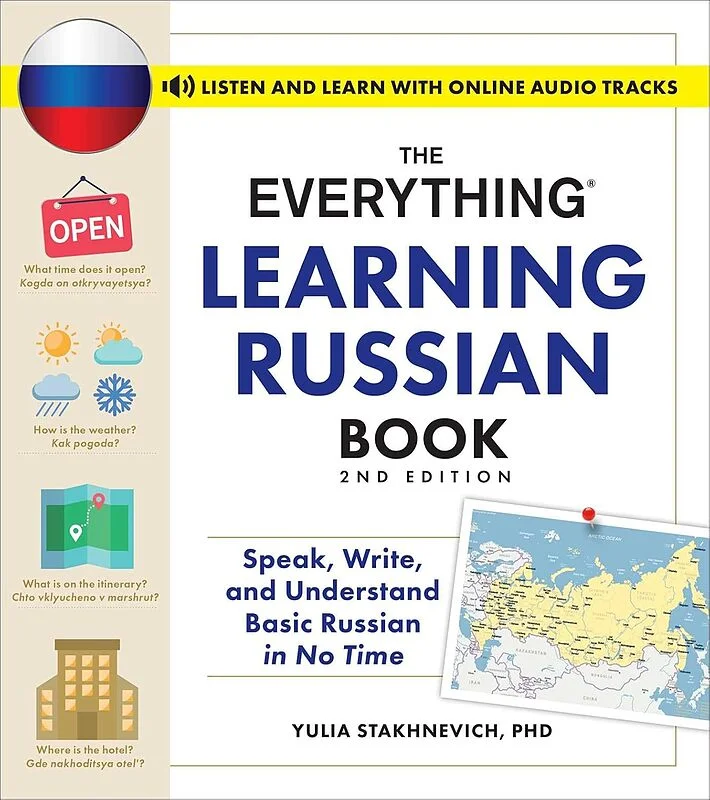 کتاب همه چیز درباره زبان روسی The Everything Learning Russian Book 2nd Edition