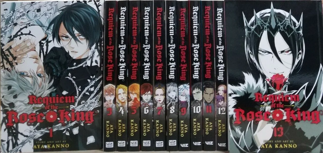 مانگا Requiem of the Rose King مانگای سوگواری شاه رز به زبان انگلیسی