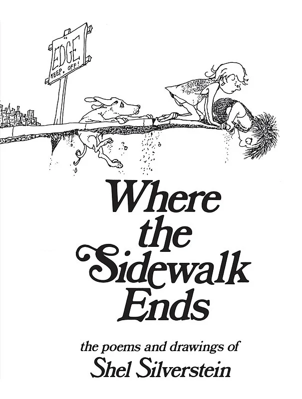 کتاب Where the Sidewalk Ends رمان انگلیسی آنجا که پیاده رو پایان می یابد اثر شل سیلوراستاین Shel Silverstein