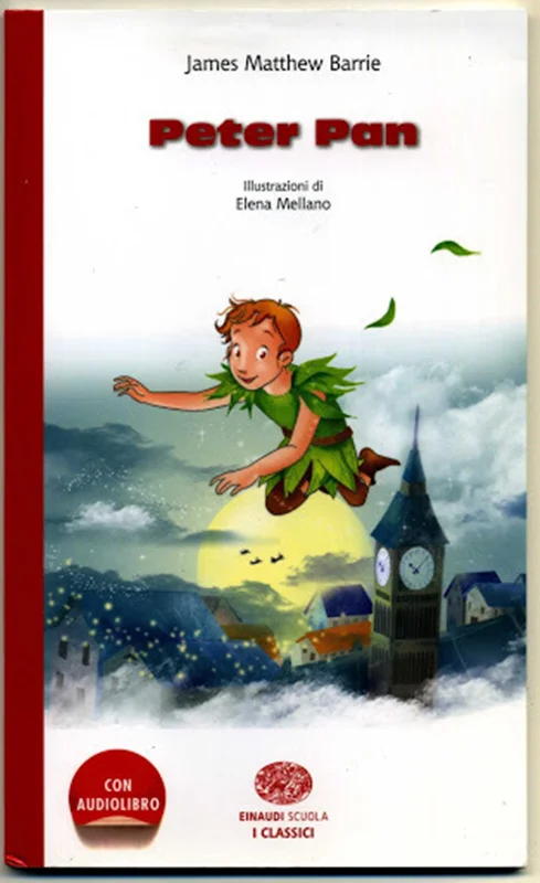 کتاب داستان پیترپن به ایتالیایی Peter Pan