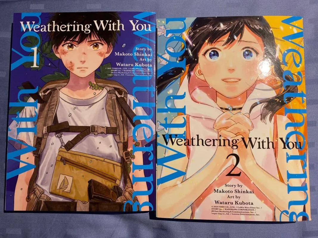 مانگا Weathering With You مانگا آب و هوا با تو به زبان انگلیسی  3 جلدی