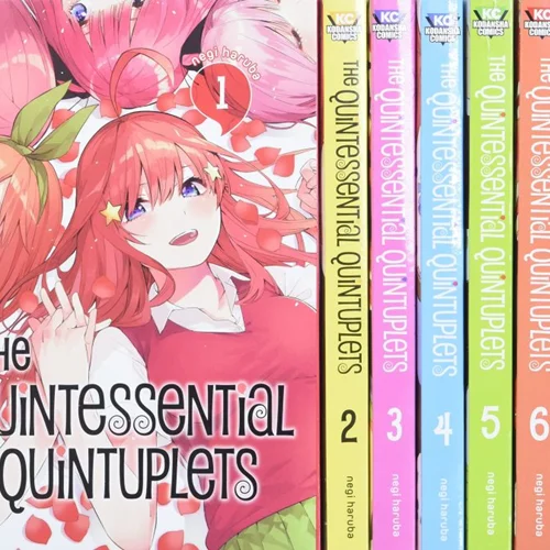 مانگا The Quintessential Quintuplets مانگا پنج عروس مساوی به زبان انگلیسی 14 جلدی