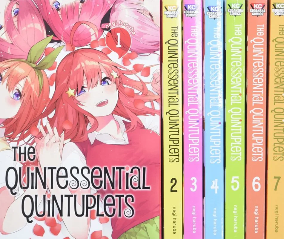 مانگا The Quintessential Quintuplets مانگا پنج عروس مساوی به زبان انگلیسی 14 جلدی