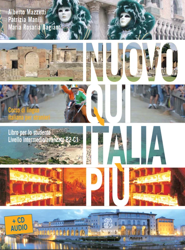 خرید کتاب ایتالیایی NUOVO QUI ITALIA PIÙ