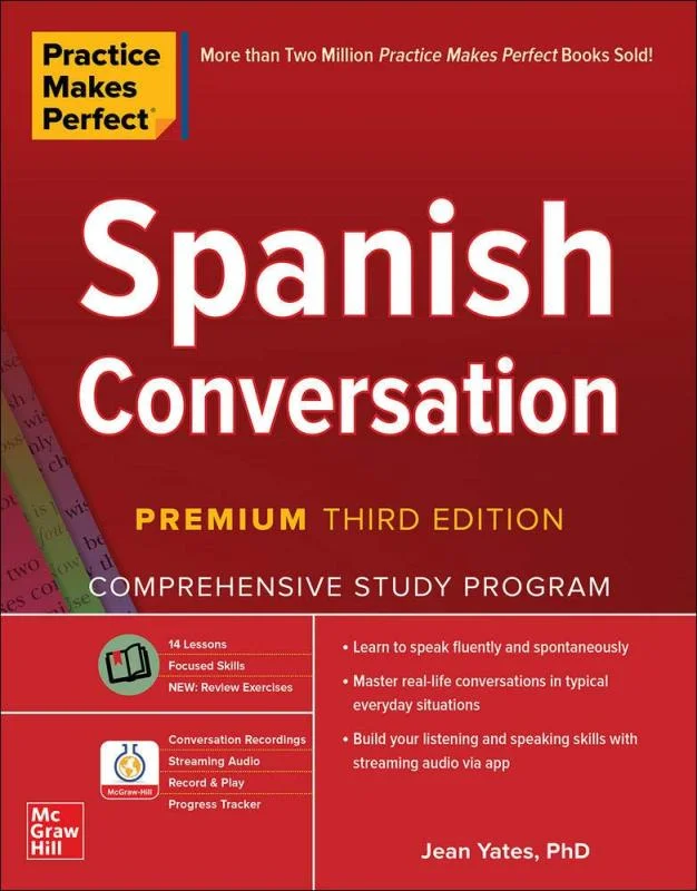کتاب آموزش مکالمه اسپانیایی Practice Makes Perfect Spanish Conversation
