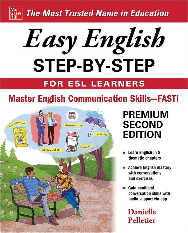 کتاب مکالمه انگلیسی قدم به قدم Easy English Step by Step for ESL Learners Second Edition