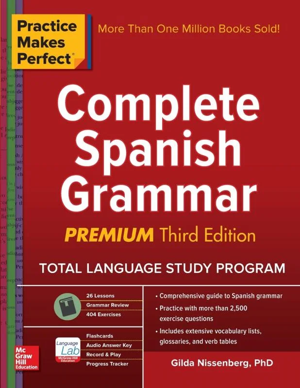 کتاب گرامر اسپانیایی کامپلیت اسپنیش گرامر Practice Makes Perfect Complete Spanish Grammar