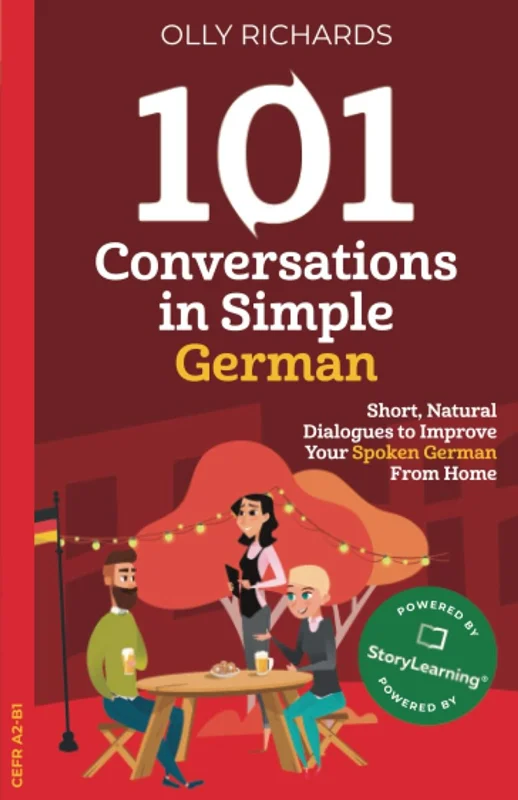 کتاب 101 مکالمه ساده آلمانی 101 Conversations in Simple German ساده اثر اولی ریچاردز