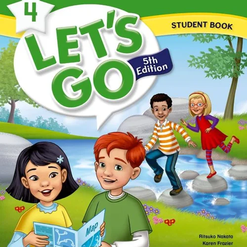 کتاب انگلیسی لتس گو 4 ویرایش پنجم Lets Go 5th 4 SB+WB+DVD