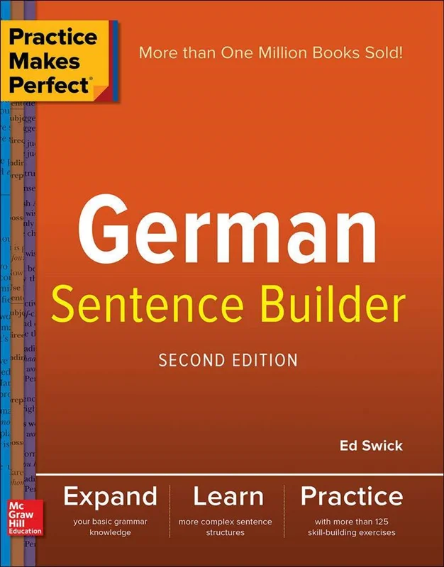 خرید کتاب آلمانی Practice Makes Perfect German Sentence Builder