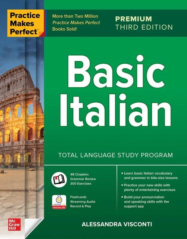 کتاب ایتالیایی Practice Makes Perfect Basic Italian Third Edition