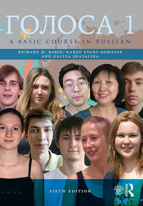 کتاب آموزش روسی ویرایش ششم  Golosa A Basic Course in Russian Book One Sixth Edition