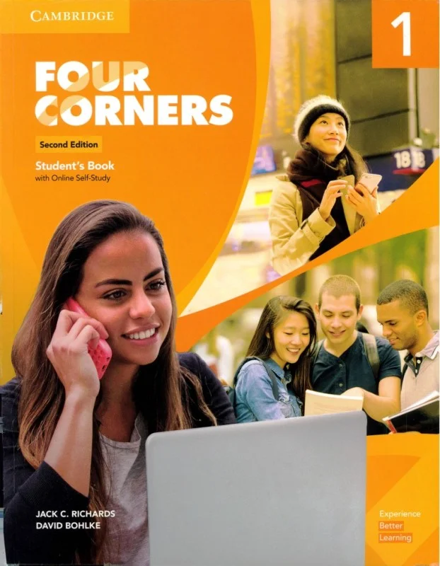 کتاب انگلیسی فور کرنرز Four Corners 2nd 1 SB+WB+DVD
