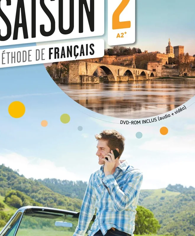 خرید کتاب فرانسه سزون Saison 2 + Cahier + CD audio + DVD
