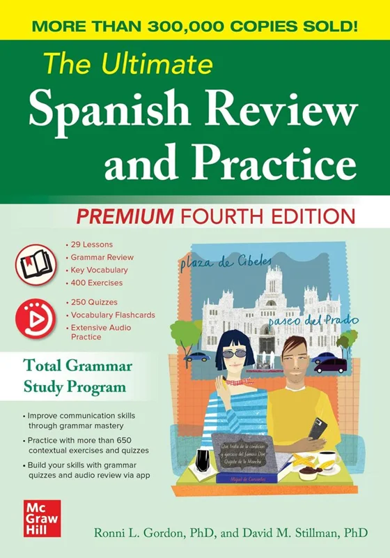 کتاب اسپانیایی جدید The Ultimate Spanish Review and Practice Premium Fourth Edition
