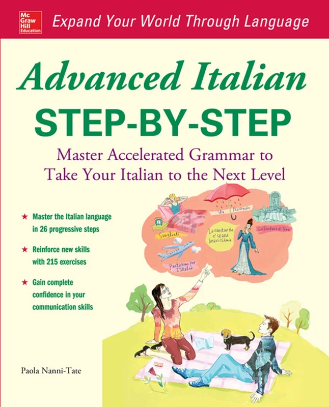 کتاب زبان ایتالیایی Advanced Italian Step by Step