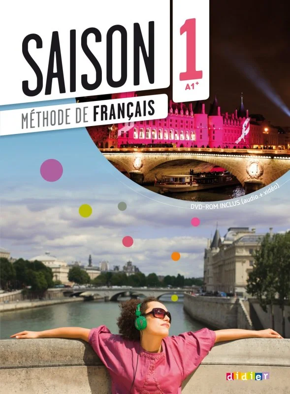خرید کتاب فرانسه سزون Saison 1 + Cahier + CD audio + DVD
