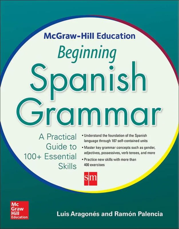 کتاب گرامر مقدماتی اسپانیایی McGraw Hill Education Beginning Spanish Grammar