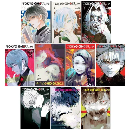 مانگای Tokyo Ghoul re توکیو غول بازگشت به زبان انگلیسی 16 جلدی