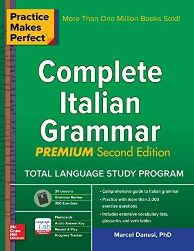 کتاب گرامر ایتالیایی کامپلیت ایتالین گرامر Practice Makes Perfect Complete Italian Grammar