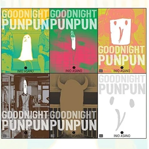 مانگا Goodnight Punpun مانگای شب بخیر پون پون به زبان انگلیسی 7 جلدی