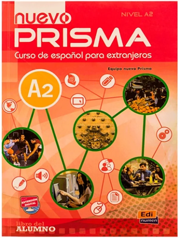 کتاب آموزش اسپانیایی پریسما Nuevo Prisma A2