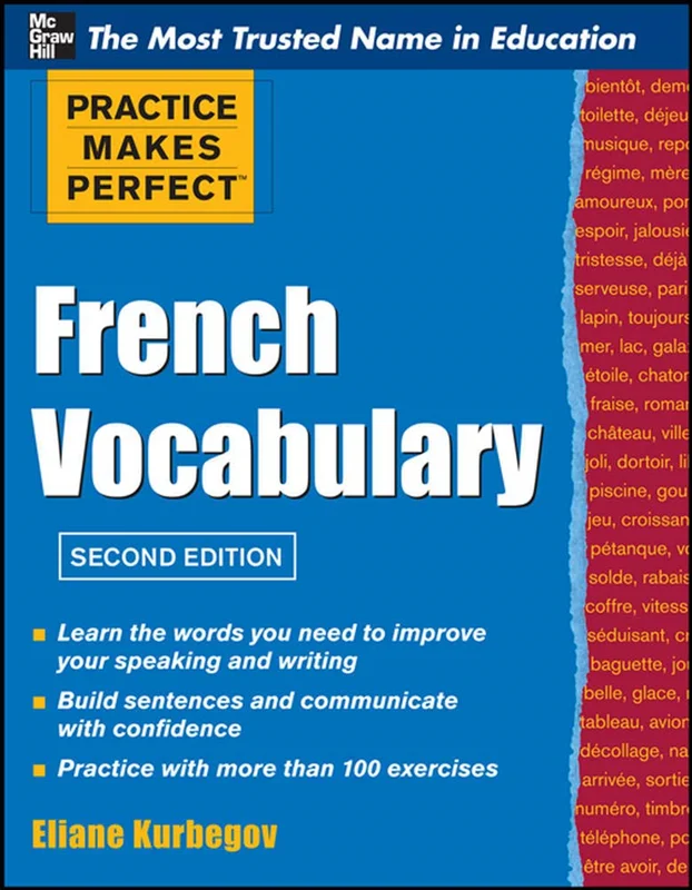 خرید کتاب لغات فرانسه Practice Make Perfect French Vocabulary فرنچ وکبیولری