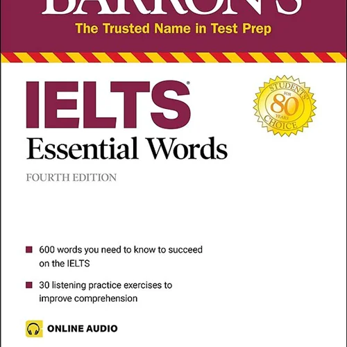 کتاب واژگان ضروری آیلتس Barrons IELTS Essential Words 4th