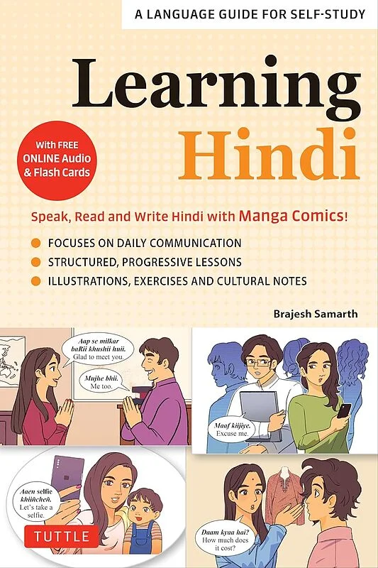 کتاب هندی Learning Hindi Speak, Read and Write Hindi with Manga Comics
