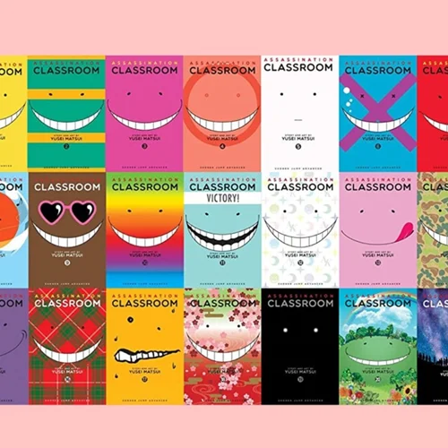 مانگای Assassination Classroom مانگا کلاس ادم کشی به زبان انگلیسی 21 جلدی