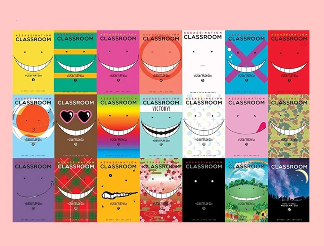 مانگای Assassination Classroom مانگا کلاس ادم کشی به زبان انگلیسی 21 جلدی