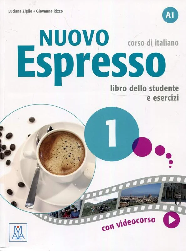 کتاب ایتالیایی نوو اسپرسو یک Nuovo Espresso 1 Libro Studente A1 +DVD