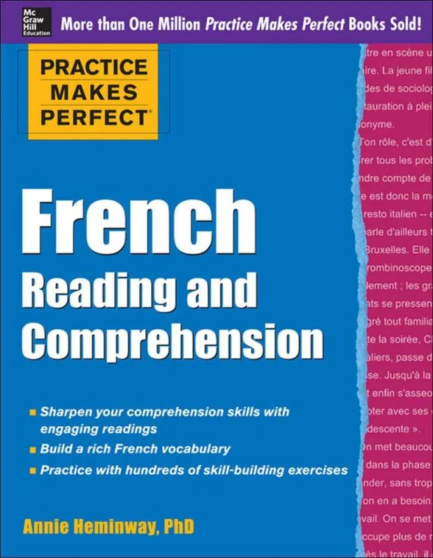 کتاب ریدینگ و درک مطلب فرانسه Practice Makes Perfect French Reading and Comprehension