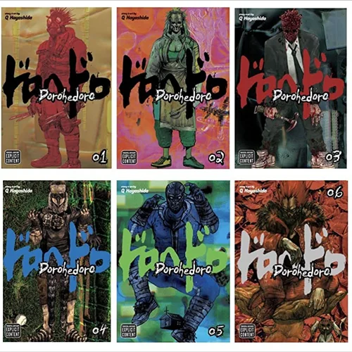 مانگا Dorohedoro مانگای دوروهه دورو به زبان انگلیسی 23 جلدی