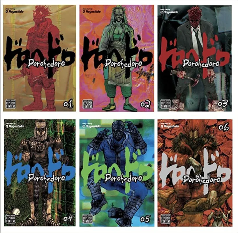 مانگا Dorohedoro مانگای دوروهه دورو به زبان انگلیسی 23 جلدی