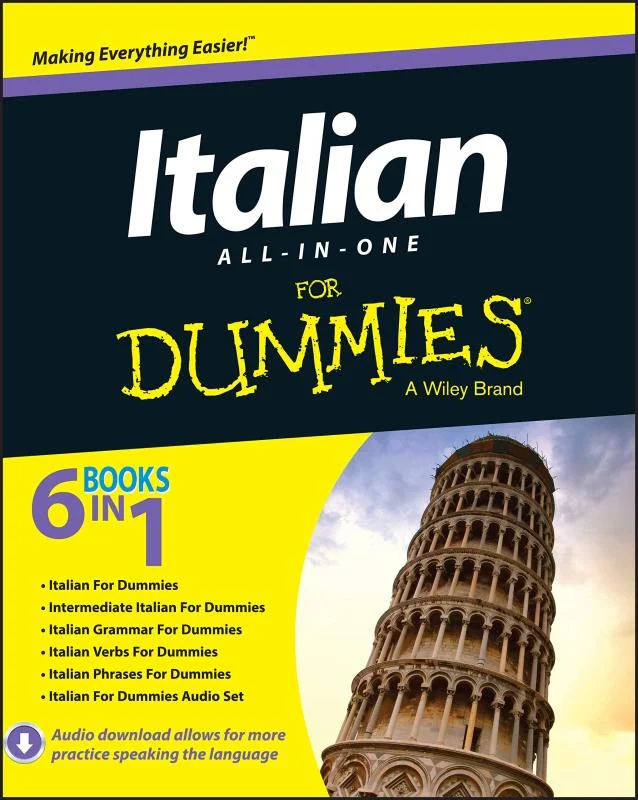 کتاب آموزش ایتالیایی Italian All in One For Dummies