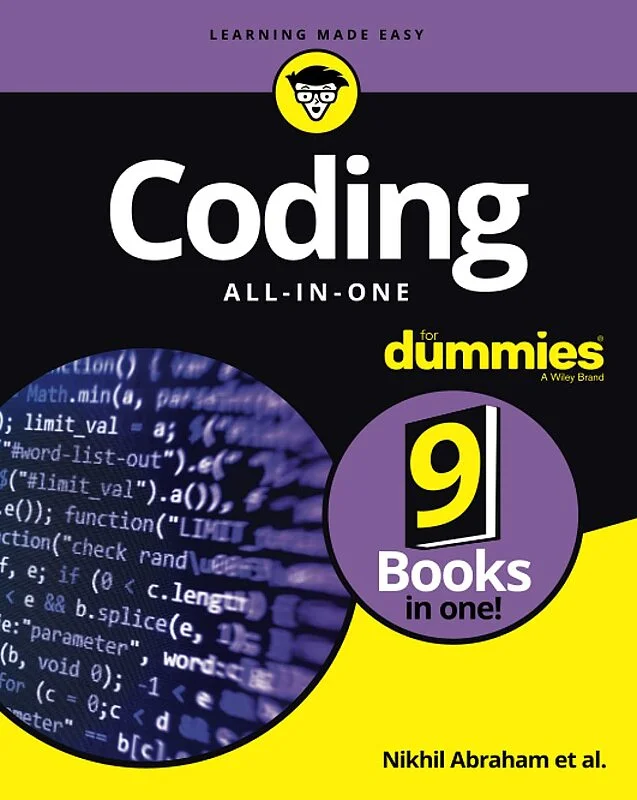 خرید کتاب کدنویسی Coding All in One For Dummies کتاب کدنویسی به زبان آدمیزاد