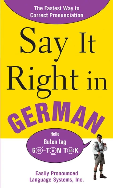 خرید کتاب زبان آلمانی Say It Right In German