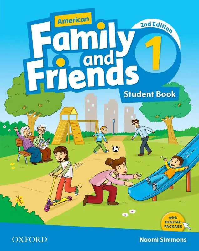 کتاب امریکن فمیلی اند فرندز یک American Family and Friends 2nd 1 SB+WB+CD+DVD