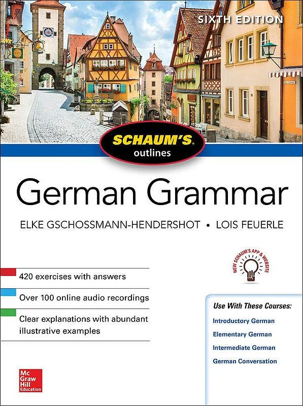 کتاب گرامر آلمانی Schaum's Outline of German Grammar