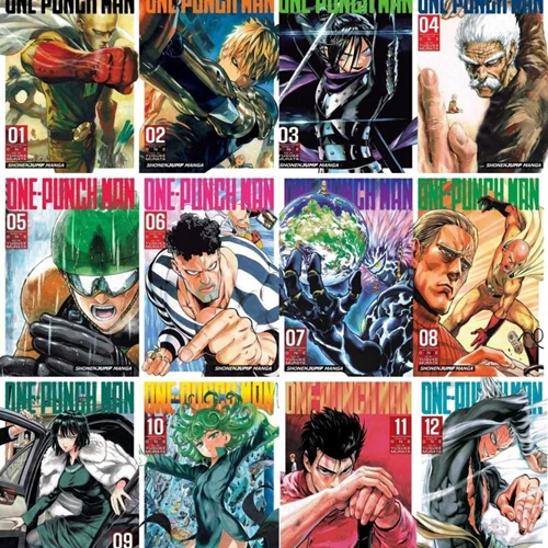 مانگای One Punch Man مانگا وان پانچ من مرد تک مشتی به زبان انگلیسی