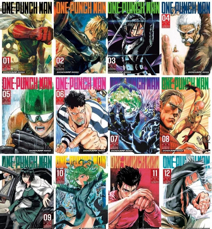 مانگای One Punch Man مانگا وان پانچ من مرد تک مشتی به زبان انگلیسی
