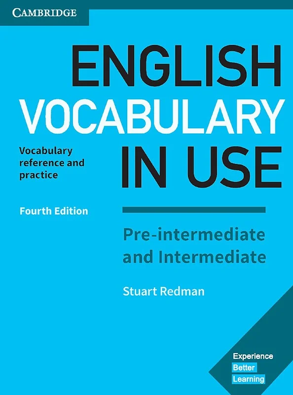 کتاب زبان انگلیش وکبیولری این یوز English Vocabulary in Use Pre-Intermediate and Intermediate