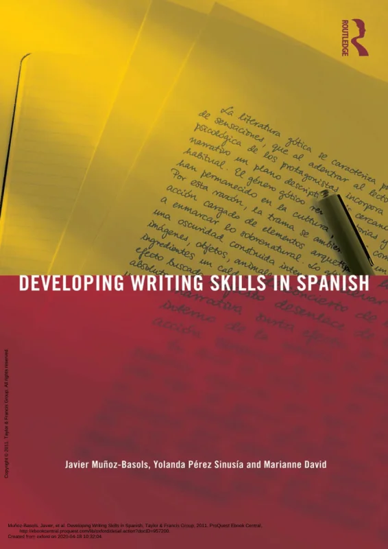 کتاب تقویت مهارت نوشتاری اسپانیایی Developing Writing Skills in Spanish