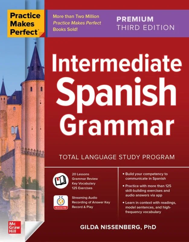 کتاب اسپانیایی Practice Makes Perfect Intermediate Spanish Grammar Third Edition