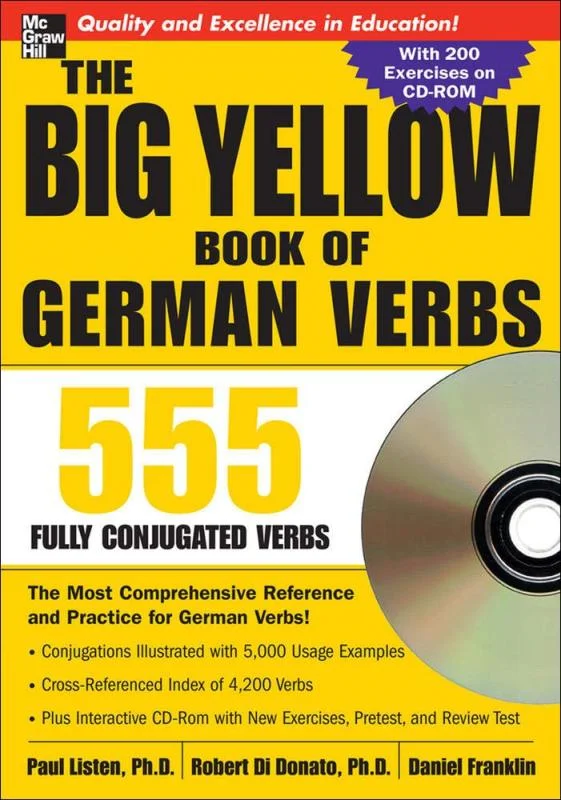 کتاب آموزش افعال آلمانی The Big Yellow Book of German Verbs