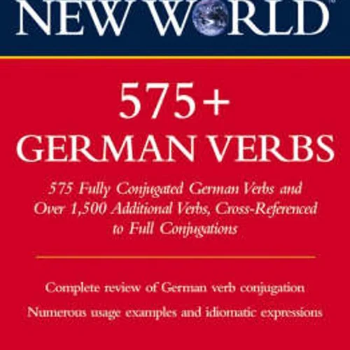 کتاب افعال آلمانی Webster's New World 575+ German Verbs